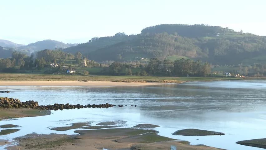 Marea baja en la marisma